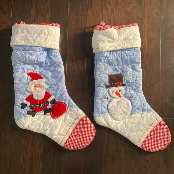 Pottery Barn Kids Holiday Pottery Barn Kids Quilted Stocks Poshmark